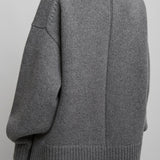 Ophelia grey wool cashmere sweater