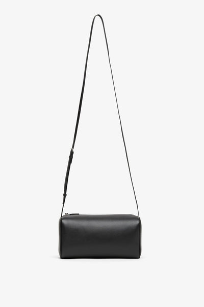 90'S black leather crossbody bag