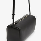90'S black leather crossbody bag