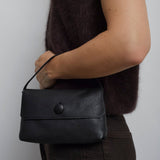 Sally black leather mini bag