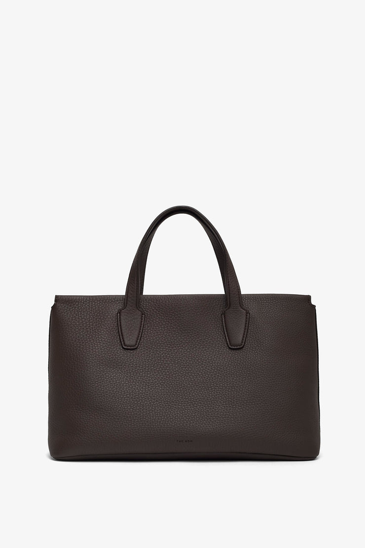 Marcel brown top handle bag