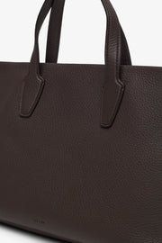 Marcel brown top handle bag