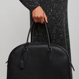 India 15.75 black top handle bag