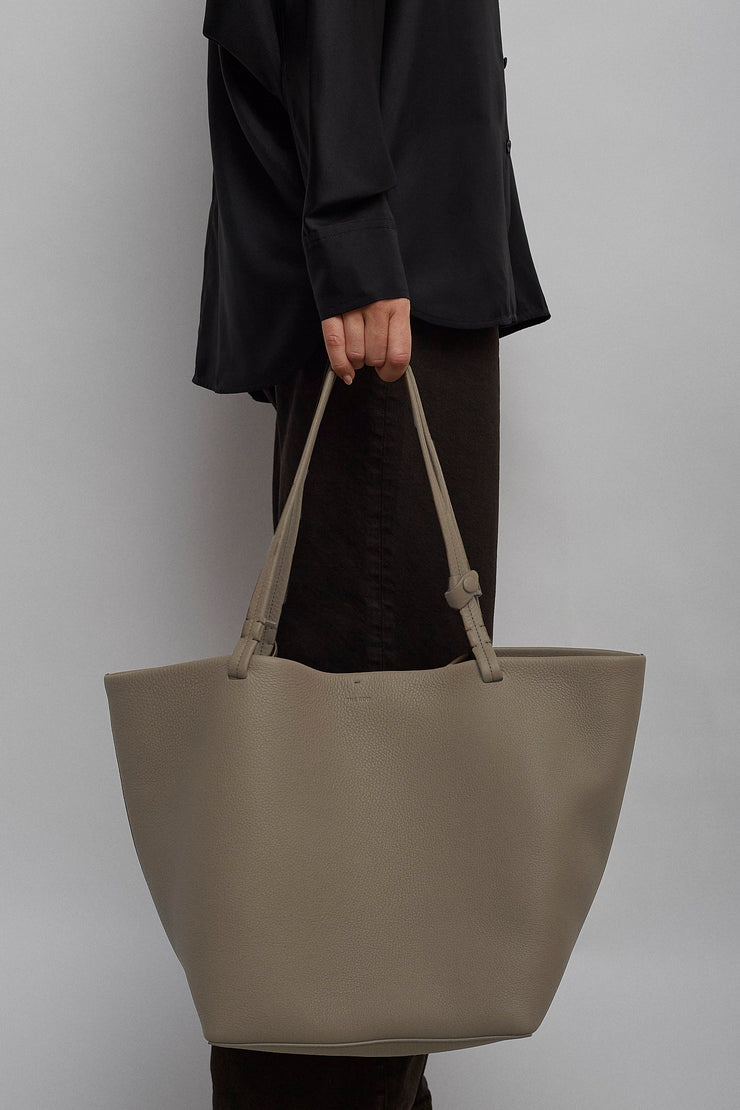Park Tote Three taupe leather bag