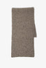 Heiki sepia brown cashmere scarf