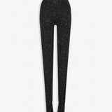 Mumu charcoal melange cashmere tights