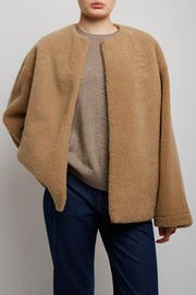 Valorin beige shearling jacket