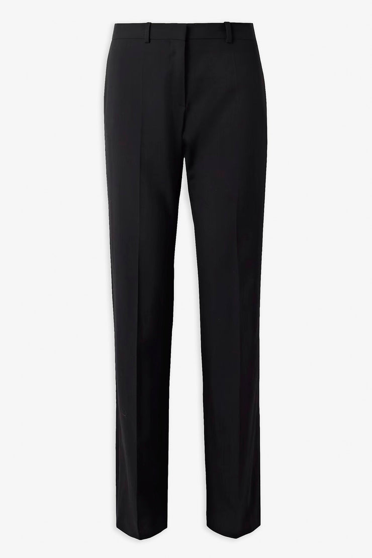 Hiram black wool pants