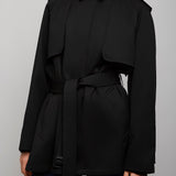 Usuaia black wool jacket