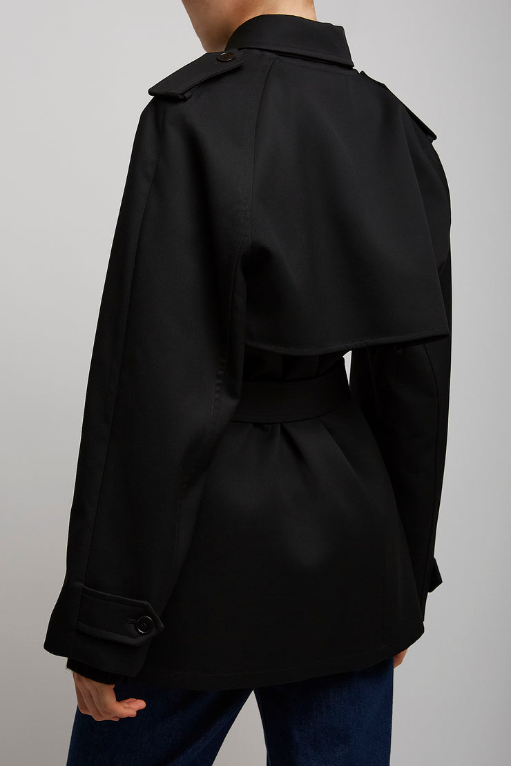 Usuaia black wool jacket