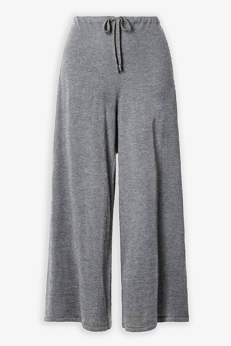 Lanuit grey melange cashmere pants
