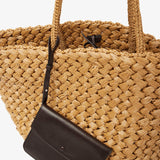 Large Estelle Two raffia bag