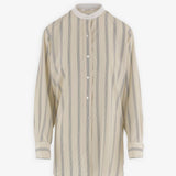 Falco white and black striped shirt
