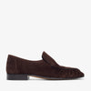 The Row Soft mocassin two suede flats