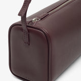 90's burgundy leather bag