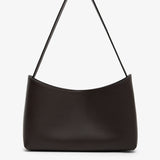 Alma baguette dark brown shoulder bag