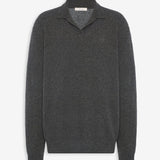 Oashi anthracite cashmere top