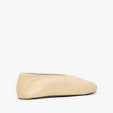 Stella butter shearling ballet flats