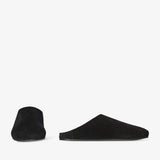 Hudson black mule slides