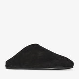 Hudson black mule slides