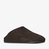 Hudson brown mule slides