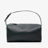 90's dark green small grain leather bag