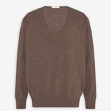 Phef cotton cashmere v-neck sweater