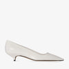 The Row Liisa kitten three white pumps