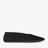 The Row Stella black slippers
