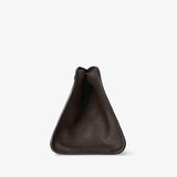 Peggy brown leather clutch