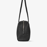 Astra black leather shoulder bag