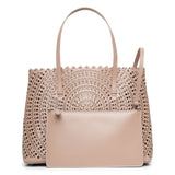 Mina 32 vienne circulaire beige tote bag
