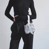 Rose Marie white bracelet bag