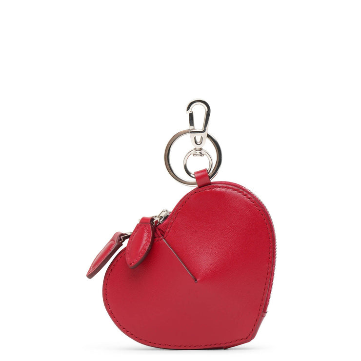 Le Coeur Mini red leather purse