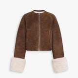 Shearling aviator jacket