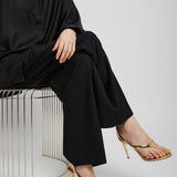 Infradito 90 gold leather sandals