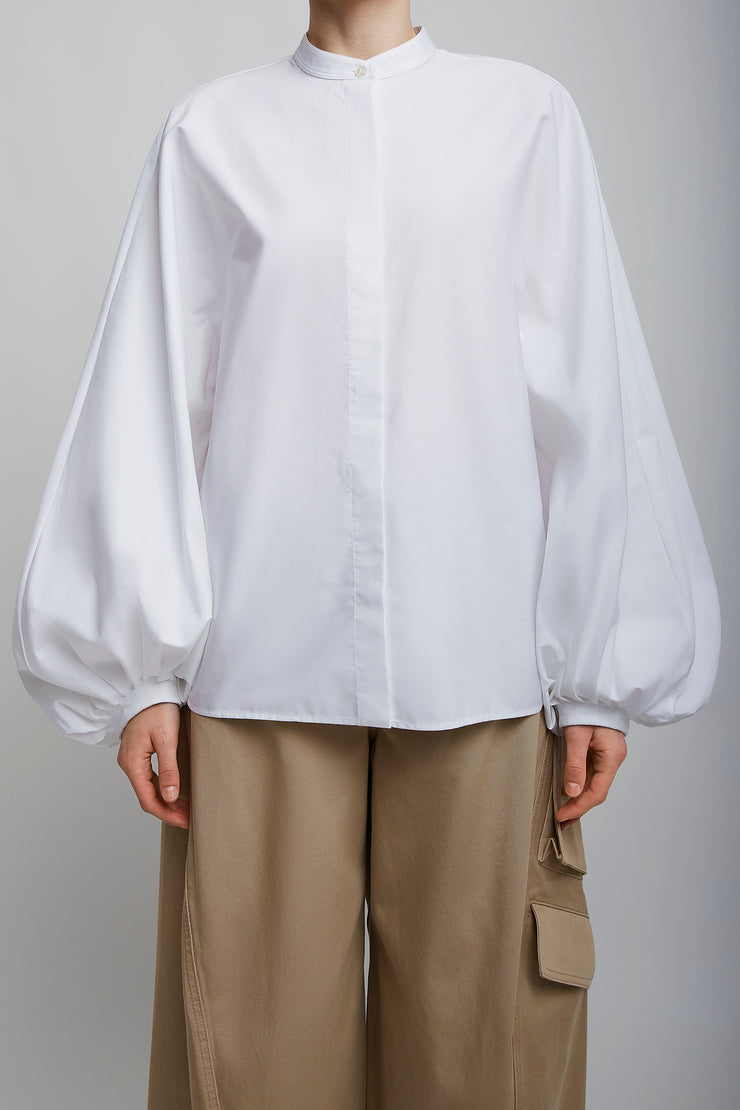 Baloon white shirt