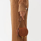 Marcie mini tan crossbody bag