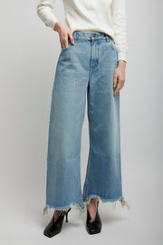 Iced blue trousers