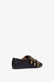Susan black flats
