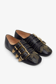 Susan black flats