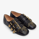 Susan black flats