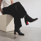 CL chelsea 70 black leather ankle boots