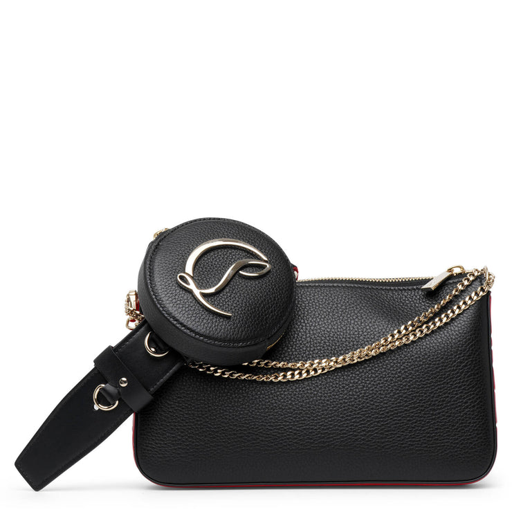 Loubila hybrid pouch black crossbody bag