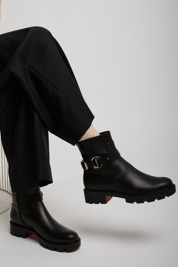 Dianouchette black leather boots