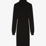 Open back black dress