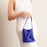 Mini Leo blue nubuck bag