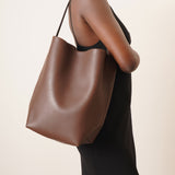 Large N/S Park brown tote bag