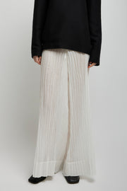 Hypnosta cotton poplin wide leg pants