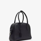 India 10.00 black top handle bag
